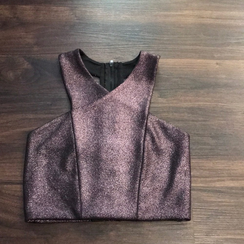 Glitter crop top
